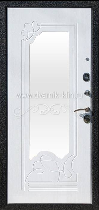 Stalnaya Dver S Otdelkoj Mdf I Zerkalom Dz 2 V Kvartiru