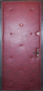 Металлические двери с дутой винилискожей ДП-19