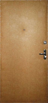 Металлическая дверь с искусственной кожей ДП-14
