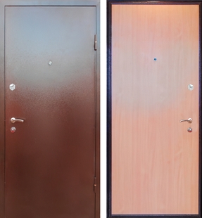 Дверь с порошковым напылением и ламинатом ДП-32