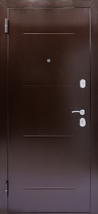 Дверь с порошковым напылением с рисунком и МДФ