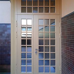 Двупольная дверь со стёклами