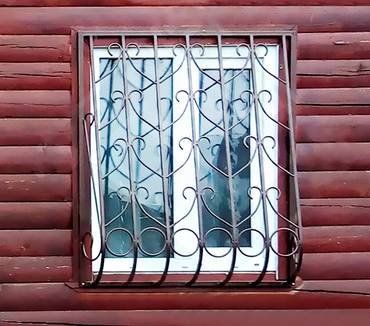 Пример сварной решетки на окно РС-41