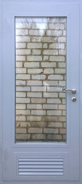Техническая дверь с окном ТД-13